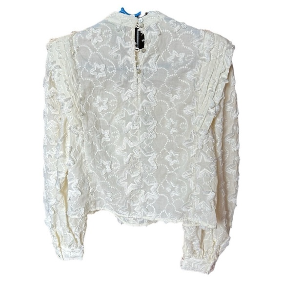 NWOT FARM Rio 3D Star Embroidered Blouse - Picture 3 of 6